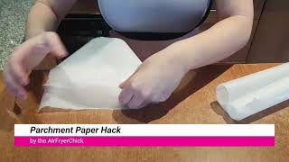 The viral parchment paper liner hack for air fryers works, but the
