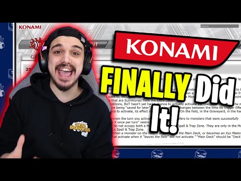 KONAMI FINALLY Did It! | HUGE Yu-Gi-Oh *Official* Announcement