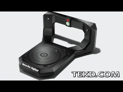 The MakerBot Digitizer Desktop Scanner Copies Your World - YouTube