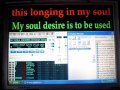 My Soul Desire - backing tracks for male