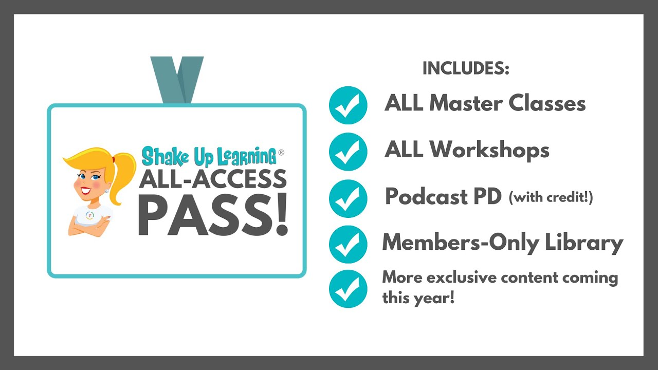 The Shake Up Learning ALL-ACCESS PASS!