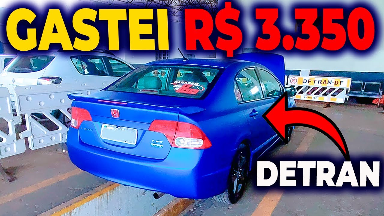 🔥🚘COMO MUDAR A COR DO CARRO NO DOCUMENTO DO DETRAN - NEW CIVIC G8 ...