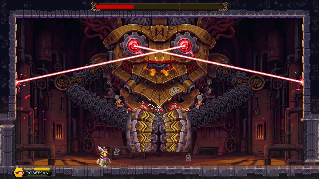 Defeat Boss ClockWork Golem Without Getting Hit (Tiny Thor)