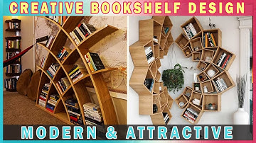 MODERN & ATTRACTIVE BOOKSHELF! 50+ Creative Bookshelf Design You