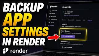 How to backup no-code app settings across environments in Render - Easy Tutorial screenshot 5