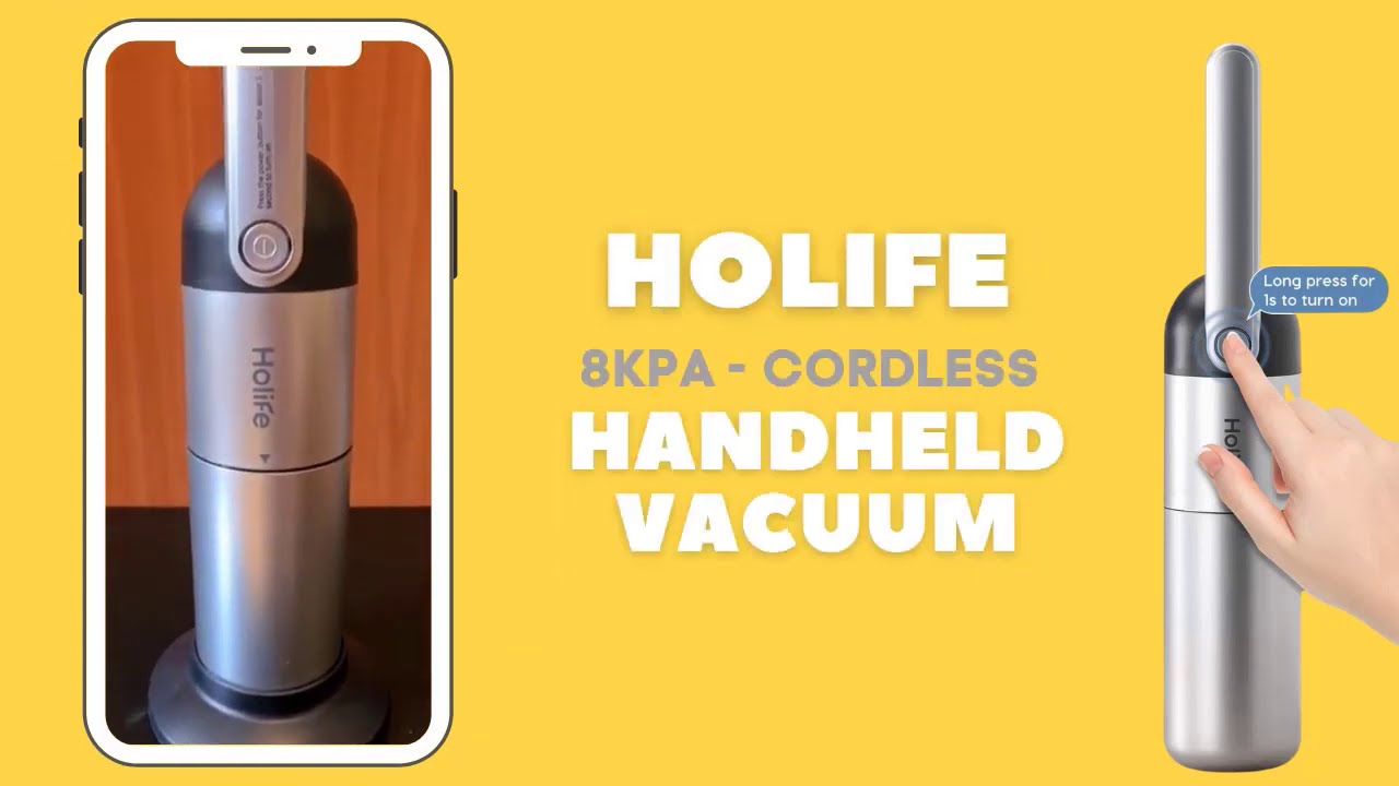 Free testing - Holife HLHM555 handheld vacuum review