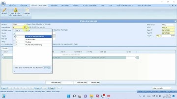 Hướng Dẫn Lập Phiếu Thu Trên Phần Mềm Kế Toán TTV Mas