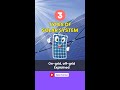 Types of Solar System For Home | #shorts #viral #solarsystem | Solar Farmer