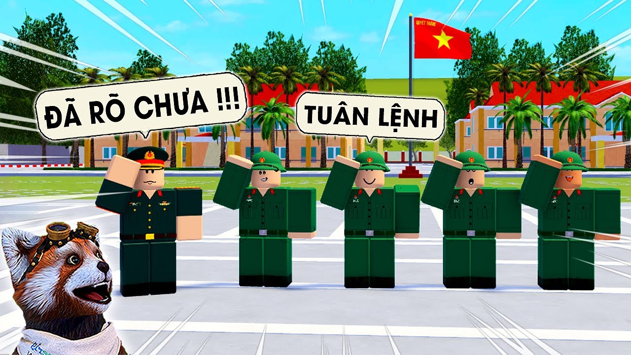 THỬ THÁCH 24H NHẬP NGŨ LÀM QUÂN ĐỘI VIỆT NAM TRONG ROBLOX