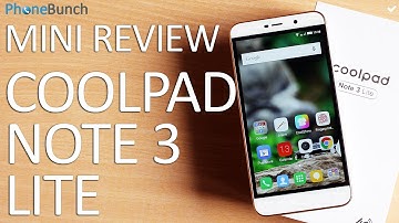 Coolpad Note 3 Lite Unboxing and Mini Review After 3 Days of Use