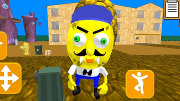 Sponge Neighbor Escape 3D - Level 12 - Gameplay