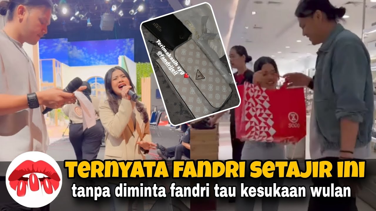 Dimanja-manja fandri salalu berikan barang mewah untuk wulan permata