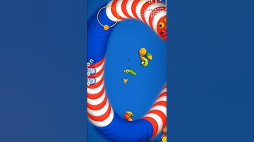 🔥🐍 Worms Zone io magic video|😱 Big snake surrounding me #😭 No chance to alive #shorts #snake #game