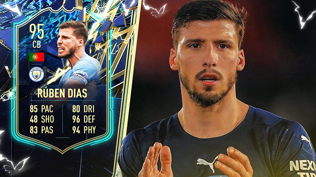 Better Than His TOTY?! 🤔 95 TOTS Ruben Dias Player Review! FIFA 22 ...