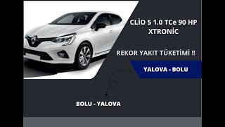 RENAULT CLİO 5 /UZUN YOL YAKIT TÜKETİMİ/ 1.0 TCe 90 HP XTRONİC /4K