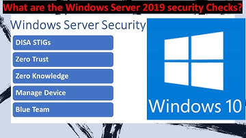 Windows Server 2019 STIGs | Blue Team |  Security Technical Guidelines | Cybersecurity