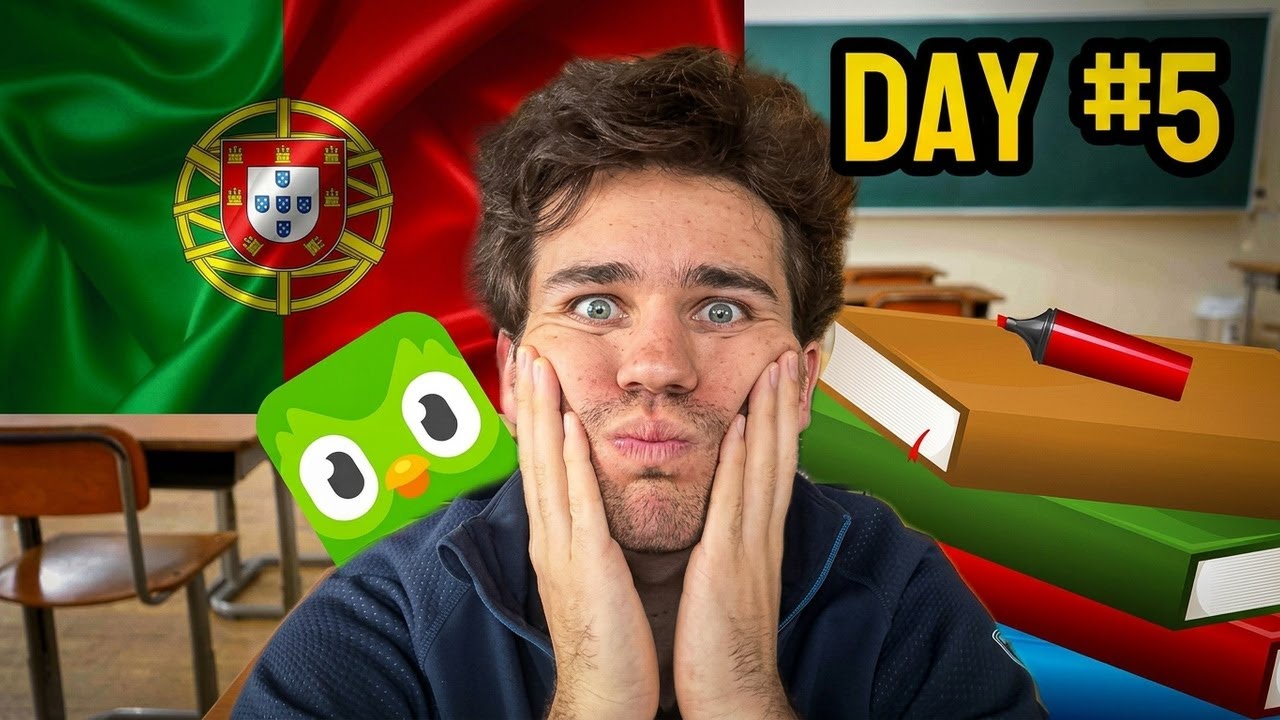 I became FLUENT in PORTUGUESE in one week (DUOLINGO challenge)