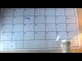 36 x 48 inches Large Dry Erase Wall Calendar