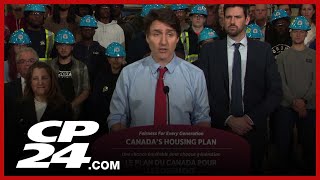 Justin Trudeau unveils plan to tackle Canada's housing crisis