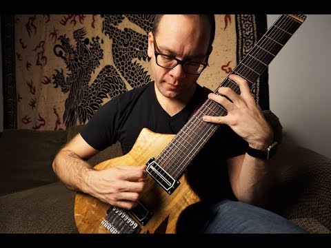 8-string guitar lesson 2: wide voiced triads (drop e tuning)