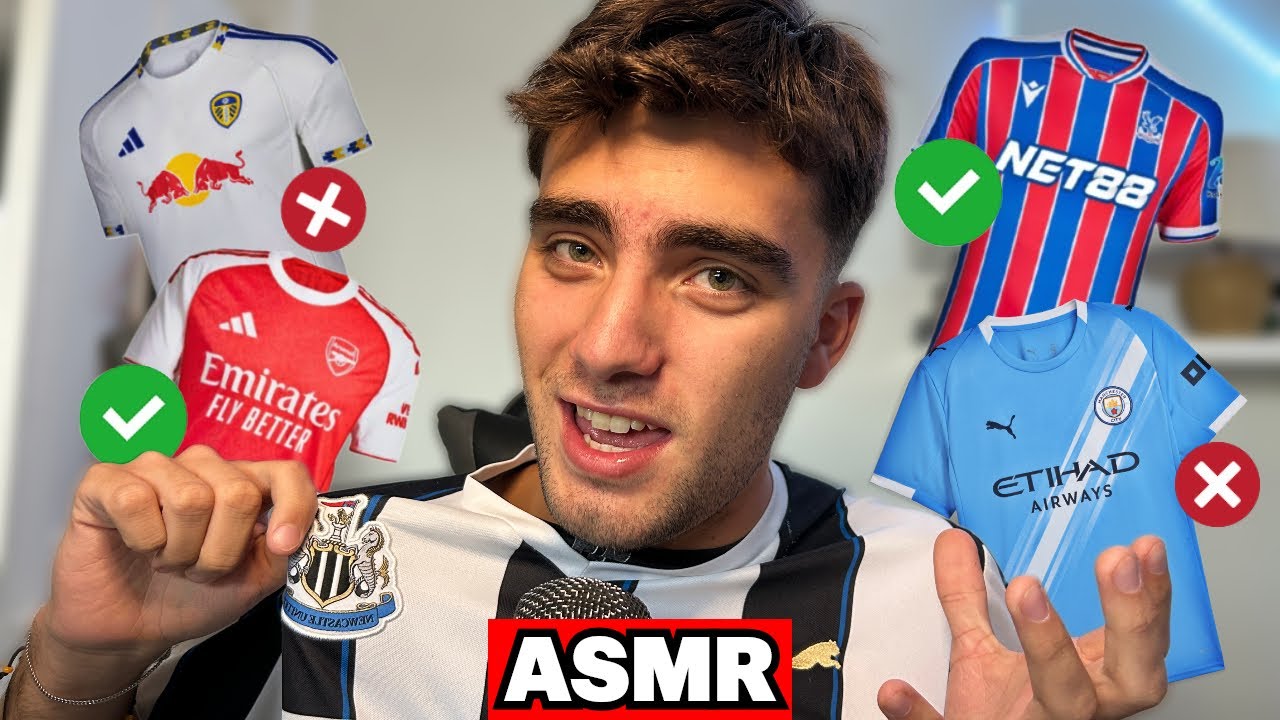 (ASMR) Ranking ALL 25/26 Premier League HOME Kits!