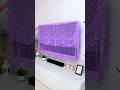 Tv Cover #tvcover #tvcoverdesign #tvdustcover #walltvcover#lace_tv_cover #net_tv_cover #shorts