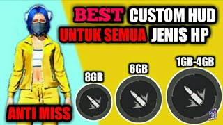 CUSTOM HUD 2 JARI TERBAIK AUTO HEADSHOT | FREE FIRE BATTLEGROUND