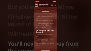 Silver Springs (1997 Live) - Fleetwood Mac Favorite Part