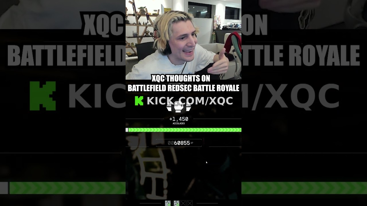 Размышления XQC о Battlefield REDSEC Battle Royale
