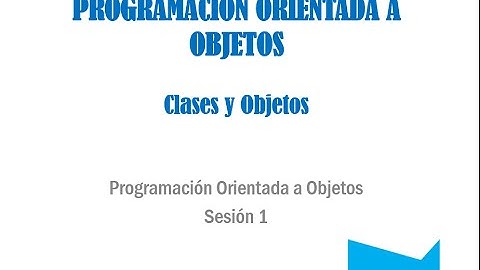 01 POO - Clases y Objetos