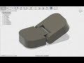 3D Printable Hinge in Fusion 360 tutorial