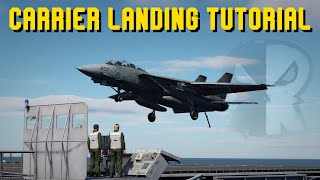 DCS F-14 Tomcat Case I Carrier Landing Tutorial