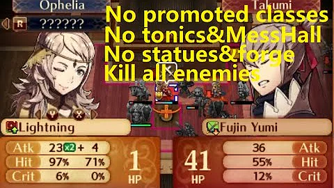 Lunatic Conquest C23 No promoted Classes&skills,Tonics,MessHall #fireemblem #fireemblemfates