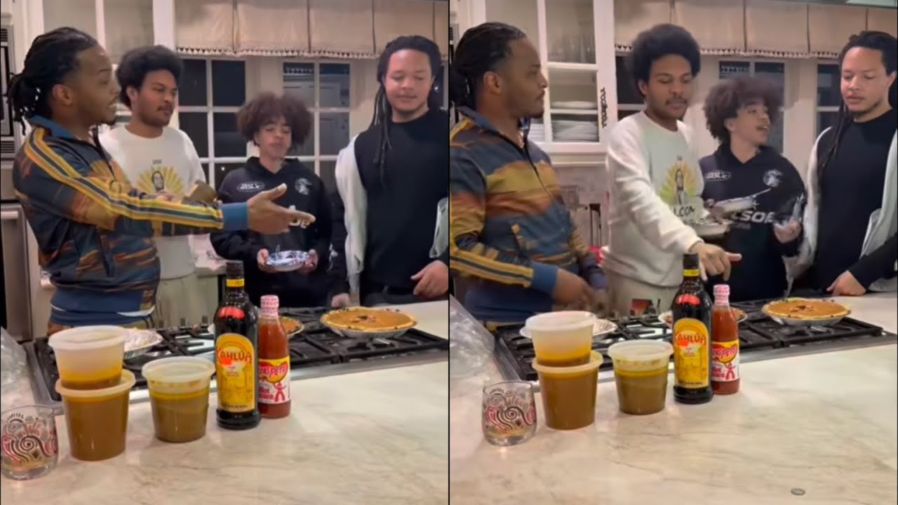 TI Running His Mouth To His Kids, Saying He Make Better Pie Than Miss Patti Labelle😂🤣
