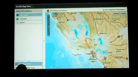Mobile GIS on the BlackBerry PlayBook