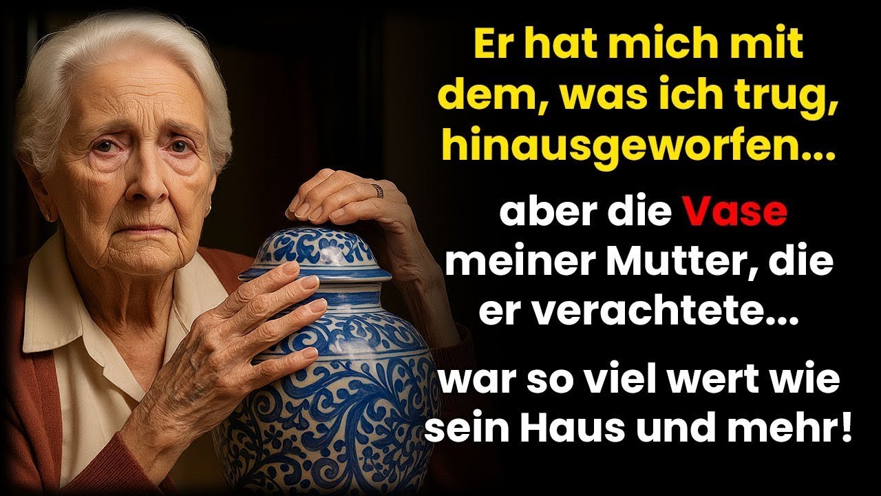 Meine Schwiegertochter warf mich raus… Sie ahnte nicht, dass die Vase ein Vermögen wert war!