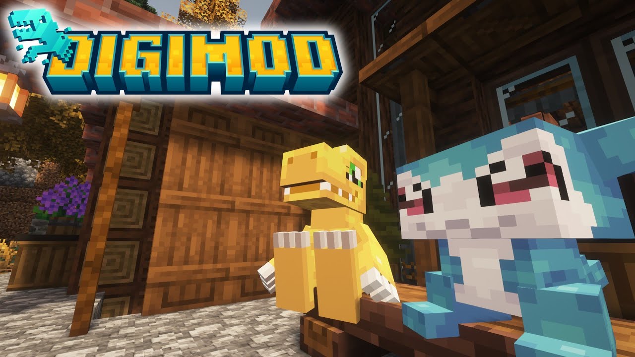 【マインクラフト】【無言】資材を集めたり肉を集めたり【The Digimod】 - YouTube