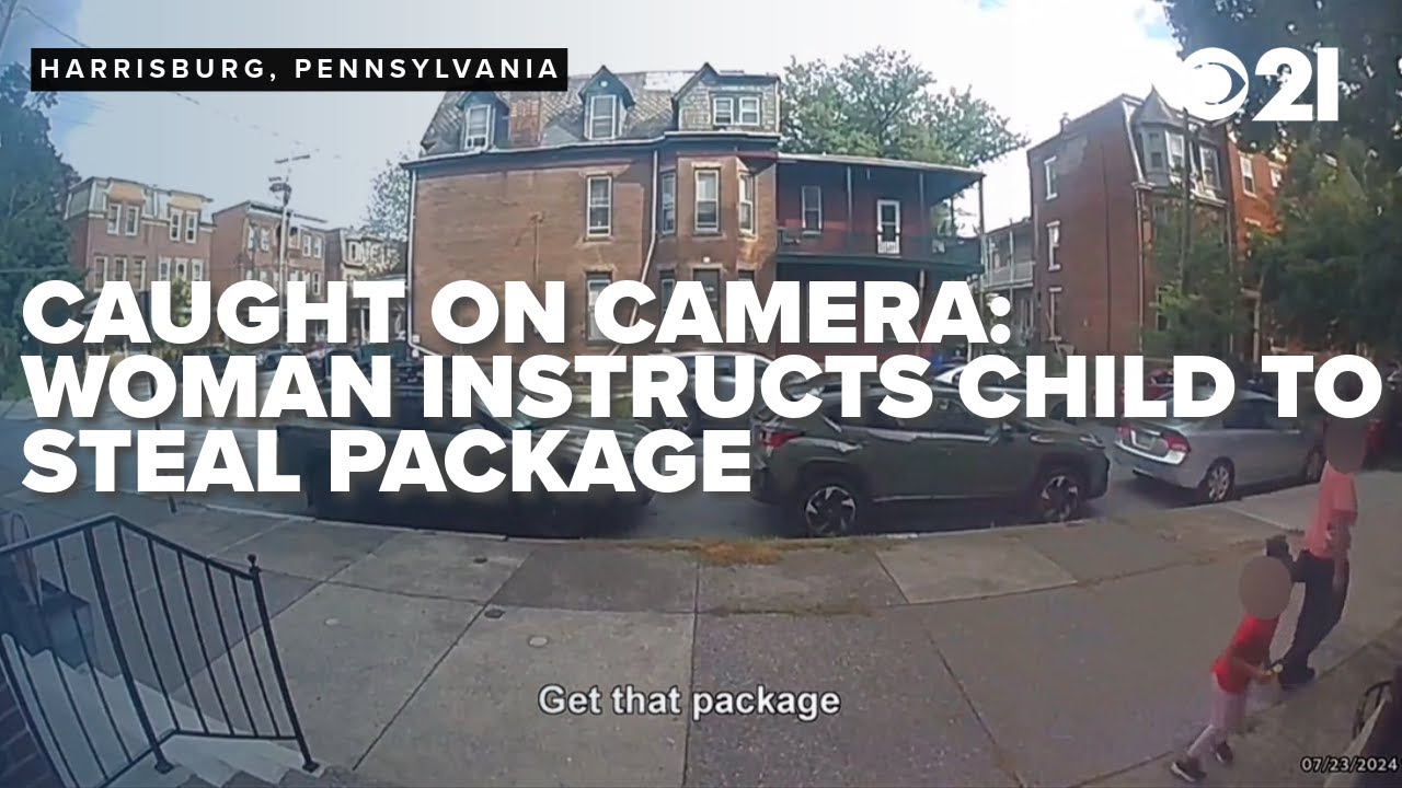 CAUGHT ON CAMERA: Woman instructs child to steal package from a porch ...