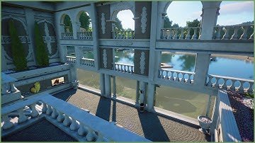 🐬California sea lion habitat with underwater viewing | Amalfina Zoo | Planet Zoo | speedbuild🌴