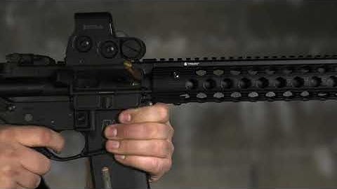 AR15 Super Slow Mo Firing and Reloading