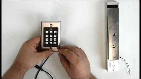 How to Control a Magnetic Lock from a Keypad