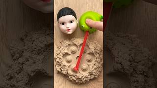 Squishy Kinetic Sand Baby Hahaha  satisfying viral shortsfeed