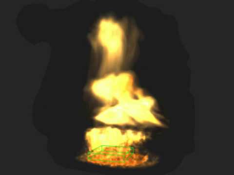 Interactive Fire Demo, GPU Fluid Simulation