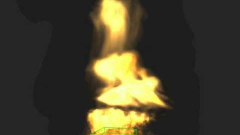 Interactive Fire Demo, GPU Fluid Simulation