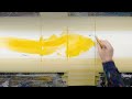 ABSTRACT PAINTING DEMO WITH MASKING TAPE | Natus