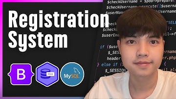 สอนทำระบบ Login & Register ด้วย PDO + Bootstrap 5 ( 2024 ) 👨‍💻💯