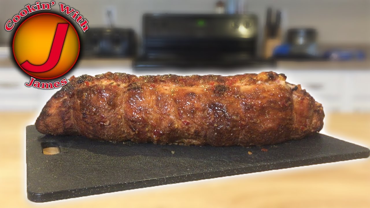 pork loin weber kettle
