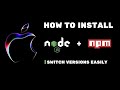 How to Install Node js on Mac 2025 Use Multiple Versions NVM [HINDI]