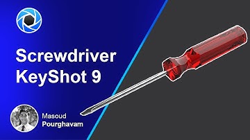 KeyShot 9 Tutorial--Screwdriver Rendering by Masoud Pourghavam--SOLID PLANET