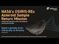 view OSIRIS-REx: Revealing Secrets from the Dawn of our Solar System (Exploring Space Lecture) digital asset number 1